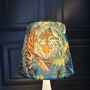 Velvet Tiger Cone Lampshade, thumbnail 2 of 2