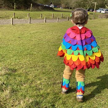 Rainbow Bird Costume For Kids And Adults, 4 of 11