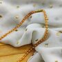 Small Gold Glass Pearl Choker Necklace, thumbnail 5 of 8