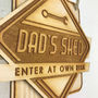 Personalised Retro Style Dad's Sign, thumbnail 6 of 8