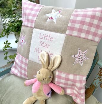 Personalised Little Star Cushion, 6 of 6