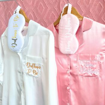 Team Dulhan Pyjamas Pink And White, 4 of 4