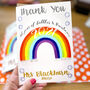 Rainbow Bubbles Thank You Card, thumbnail 1 of 9