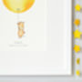 Personalised Kid's Bright Sunshine Yellow Balloon Print, thumbnail 4 of 10