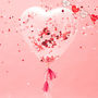 Giant Heart Shaped Confetti Filled Balloons, thumbnail 1 of 3
