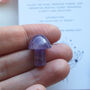 Amethyst Crystal Gift Set Heart, Tower And Mushroom Trio, thumbnail 2 of 5