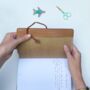 Stitch Where You've Been Vegan Leather Travel Notebook, thumbnail 10 of 12