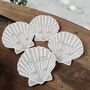 Personalised Pearl Earrings On Seashell Display Card, thumbnail 1 of 3