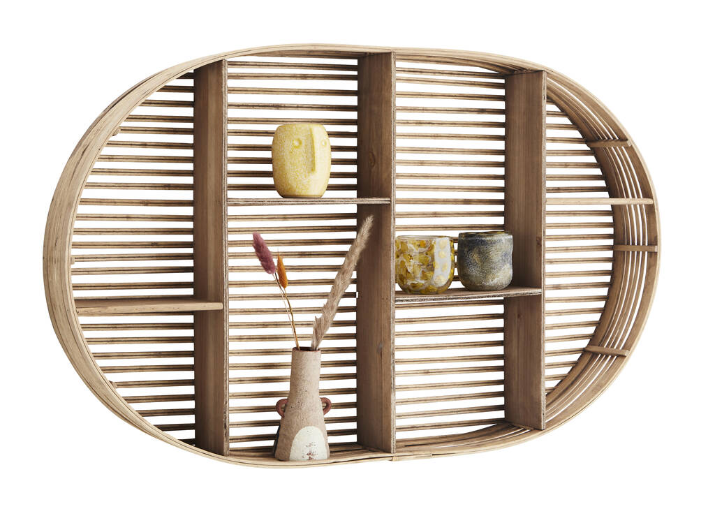 Oval Bamboo Shelf, 1 of 5