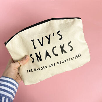Funny Personalised Hangry, Snack Bag, 3 of 5