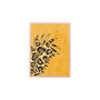 Yellow Leopard Print Animal Leaf Wall Art Print, thumbnail 4 of 4