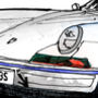Porsche Carrera Gt Car Illustration, thumbnail 4 of 5