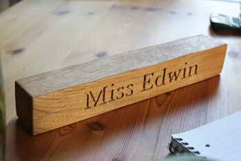 Personalised Teacher And Staff Name Plaque, 8 of 9