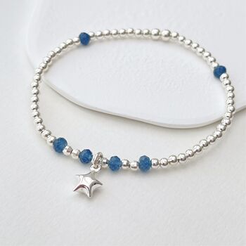 Artesia Iolite Sterling Silver Star Bracelet, 2 of 7