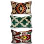 Multi Colour Tribal Velvet Cushion, thumbnail 4 of 4