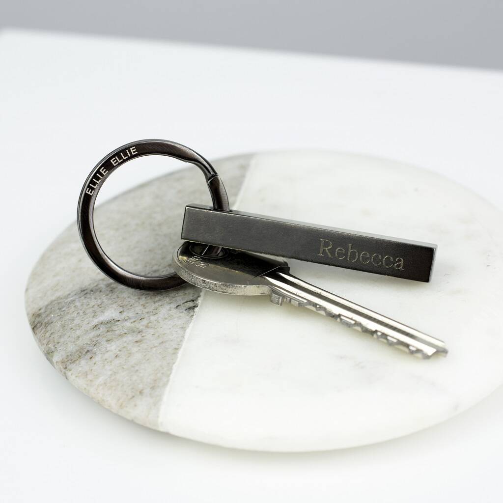 Personalised Bar Keyring By Ellie Ellie