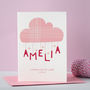 Personalised New Baby Card Pink, thumbnail 2 of 3