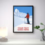 Personalised Ski Art Poster, thumbnail 2 of 7