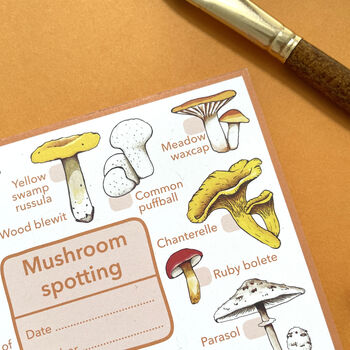 Mushrooms Spotting Journal Notepad, 6 of 10