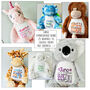 Personalised Embroidered Teddy Bears, thumbnail 2 of 12