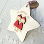 Personalised First Christmas As Mrs And Mrs Decoration, thumbnail 1 of 5