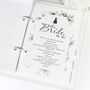 Personalised Botanical Border Wedding Planner, thumbnail 10 of 12