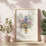 Personalised Elegant Family Bouquet With Birth Month Flowers, thumbnail 3 of 10