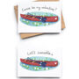 Canoe Pun Valentine Card, thumbnail 1 of 2