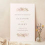 Dried Flower Hoop Wedding Welcome Sign, thumbnail 1 of 3