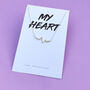 My Heart Silver Heartbeat Necklace, thumbnail 4 of 5