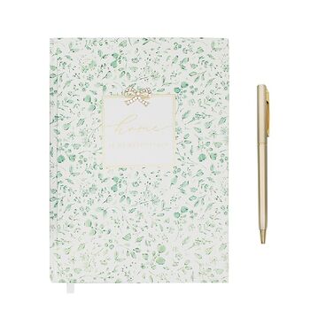 ‘Home Is My Happy Place’ Notebook And Pen Gift Set, 4 of 4