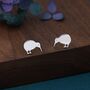 Sterling Silver Kiwi Bird Stud Earrings, thumbnail 7 of 12
