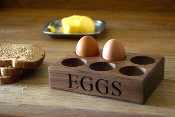 Personalised Wooden Egg Tray, 8 of 8