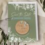 Save The Dates Magnet Sage Green Wedding Cards, thumbnail 4 of 10