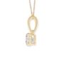 Genuine Cz Necklace In 9ct Gold, thumbnail 4 of 12