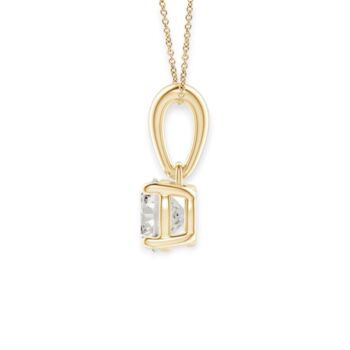 Genuine Cz Necklace In 9ct Gold, 4 of 12