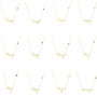 9ct Solid Gold Zodiac Star Sign Necklace, thumbnail 6 of 12