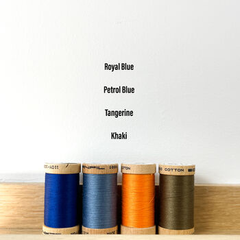 'Number' Personalised Hand Embroidered Card, 8 of 8