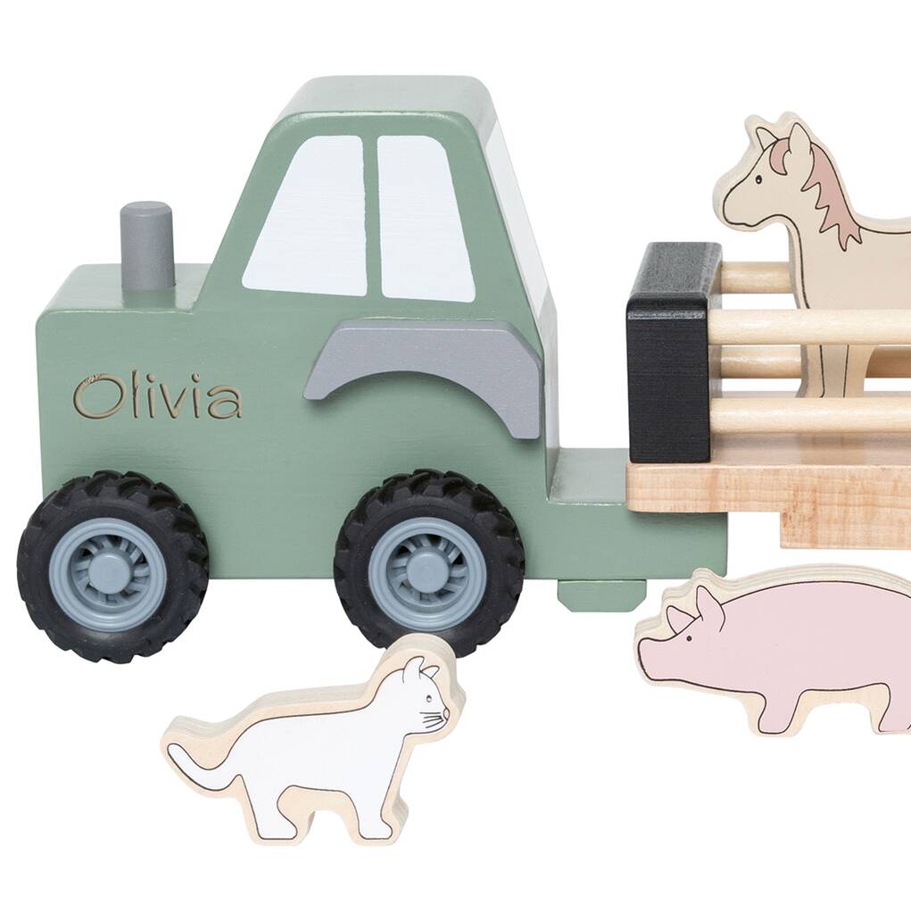 Personalised Farm Tractor And Trailer, 1 of 5