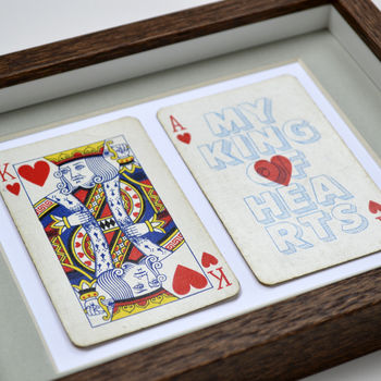 King Of Hearts Vintage Playing Card Print, 8 of 9