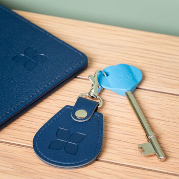 Eco Friendly Disabled Blue Badge Vegan Leather Wallet And Radar Key Made From Recycled Bottles In Navy, 9 of 10