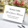 Memory Table Sign, thumbnail 1 of 6