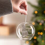 Personalised Pet Dog Glass Dome Bauble, thumbnail 6 of 6