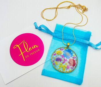 Heart Necklace With Real Daisy In Gold Or Silver, 10 of 10