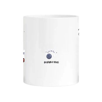 Personalised Bowling Mug With Custom Chibi Character, 3 of 9