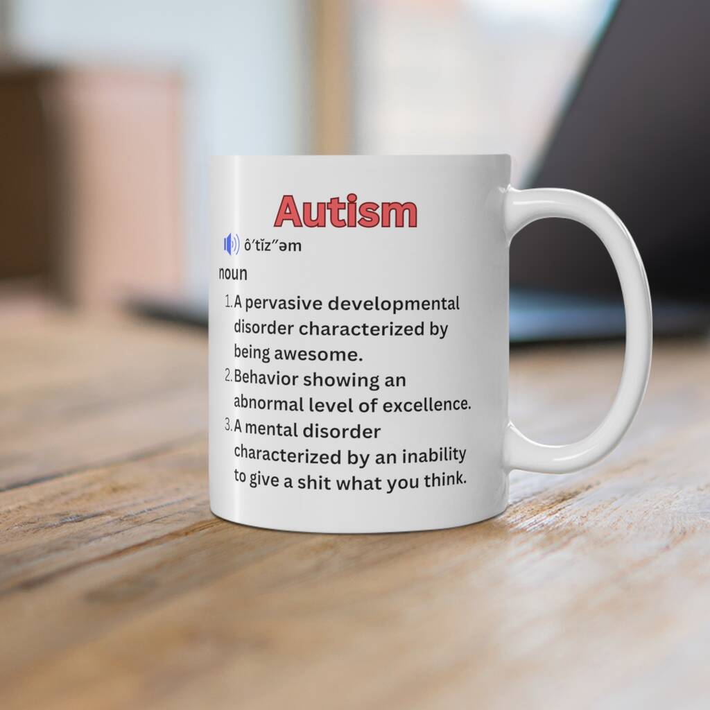 Autism Coffee Mug By nude organics