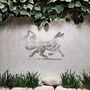 Running Fox Metal Wall Art For Garden, Animal Themed Gift, thumbnail 6 of 10