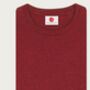 Two Pack Navy And Burgundy Organic Plain T Shirt Bundle, thumbnail 6 of 7