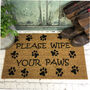 Wipe Your Paws Coir Doormat, thumbnail 1 of 1