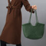 Beach Holiday Genuine Leather Tote Bag For Her, thumbnail 11 of 12